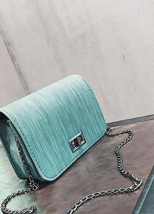 Сумка женская клатч fluffy mint