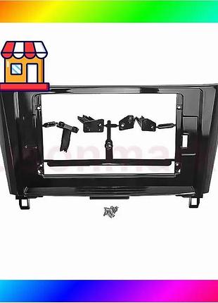 Bs перехідна рамка nissan best mix qashqai 2014+ x-trail 2014+ rogue 2014+ (6674) tk 0328 10.1" black bas77/n