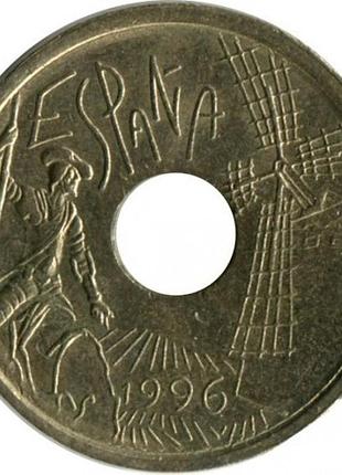 Іспанія король хуан карлос i 25 песет, 1996 кастилія - ла-манча №2694