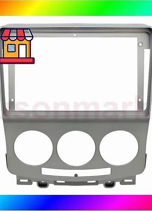 Bs переходная рамка mazda best mix 5 premacy 2005-2010 ford i-max 2007-2009 (6336) 9" silver bas77/n
