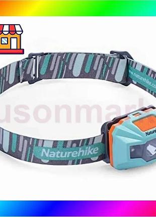 Bs налобный аккумуляторный фонарь best mix naturehike td-02 nh00t002-d серо-голубой bas77/n