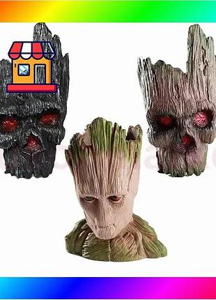 Bs набор горшочков для best mix цветов или канцелярии грут groot g10 + g11 + g5 bas77/n