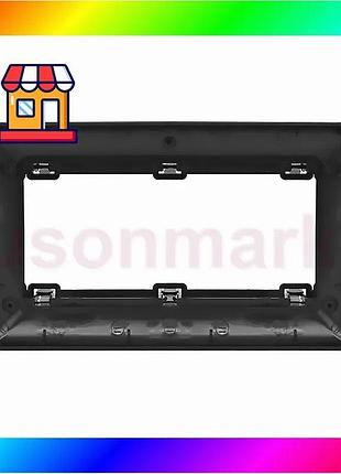 Bs переходная рамка renault best mix dacia opel lada 2010+ universal (re 044n) 7175 9" black bas77/n