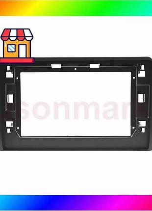 Bs переходная рамка renault best mix duster 2019+ arkana 2019+ (re 030t) 10.1" black bas77/n