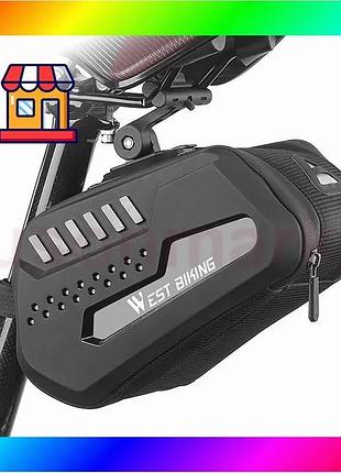Bs велосумка west biking best mix yp0707306 сумка под седло велосипеда black bas77/n
