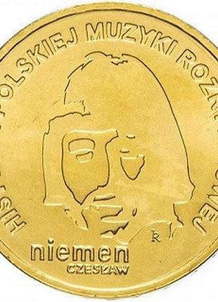 Польща 2 злотих, 2009 історія польської легкої музики - чеслав немен №2882