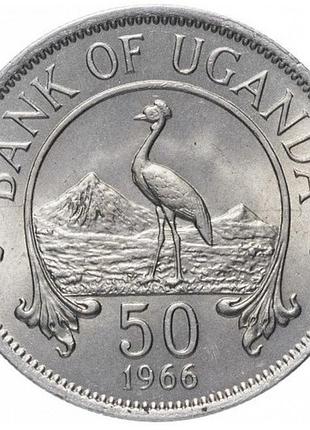 Уганда 50 центов, 1966-1974 №1427