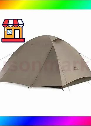 Bs палатка трехместная кемпинговая best mix naturehike cnk2300zp024 (коричневый) bas77/n