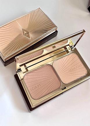 Палетка бронзер та хайлайтер filmstar bronze & glow contour duo