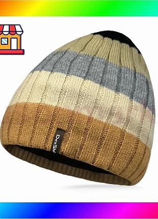 Bs водонепроникна туристична шапка best mix dexshell beanie gradient (56-58 см) пісочний bas77/n