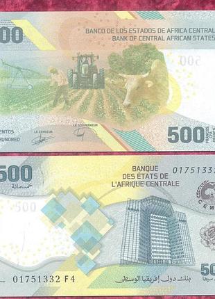 Центральна африка 500ознавців 2020 (2022) unc no768