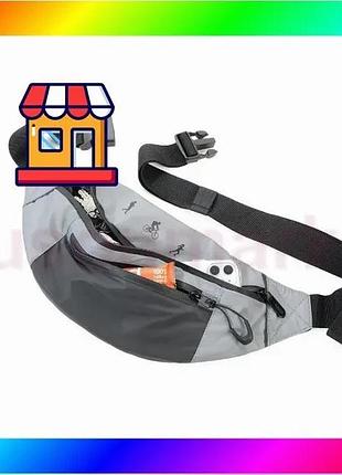 Bs поясная сумка troika best mix reflactive bag серый bas77/n