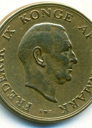 Данія король фредерік ix 1 крона, 1947-1960 №1726