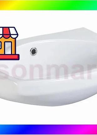 Bs подвесная раковина ege best mix vitrifiye lissa 500x175x400мм (91501) белый bas77/n