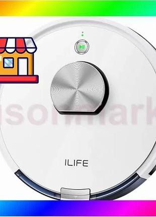 Bs робот-пылесос ilife l100 best mix для сухой и влажной уборки с поддержкой wi-fi (белый) bas77/n