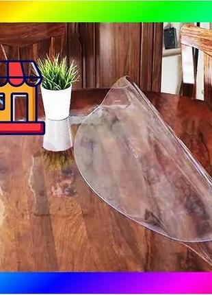 Bs мягкое стекло прозрачная best mix силиконовая скатерть на стол soft glass защита для мебели 2.6х1.0 bas77/n