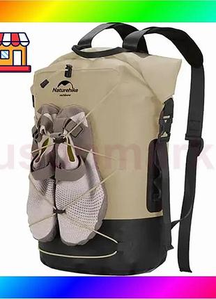 Bs туристический водонепроницаемый рюкзак best mix naturehike nh21fsb04 30л (бежевый) bas77/n
