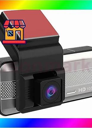 Bs автомобільний відеореєстратор т-711 best mix wi-fi full hd (2 камери) bas77/n