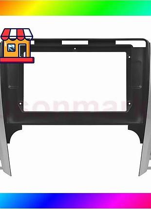 Bs переходная рамка toyota best mix camry 2011-2014 aurion 2011-2014 (to 189t) 6421 10,1" silver bas77/n