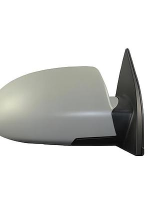 Зеркало боковое hyundai accent 2005-2010, в сборе, левое, электрическая регулировка, выпуклое под покраску, 5 pins, avtm,