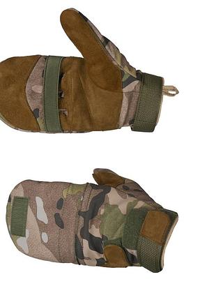 Зимові рукавиці мультикам softshell 4