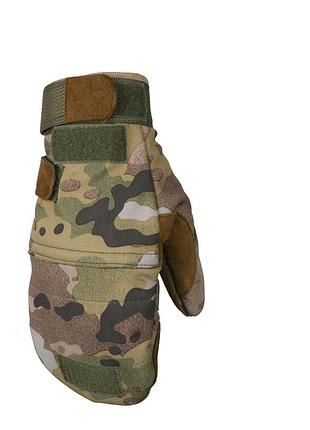 Зимові рукавиці мультикам softshell 6