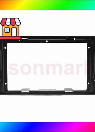 Bs переходная рамка renault best mix duster dacia 2014-2017 (re 029n) 4845 9" black bas77/n