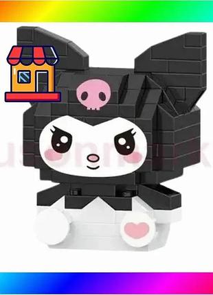 Bs конструктор kuromi – best mix 226 деталей, милый 3d-набор для поклонников sanrio в красивой подароч bas77/n