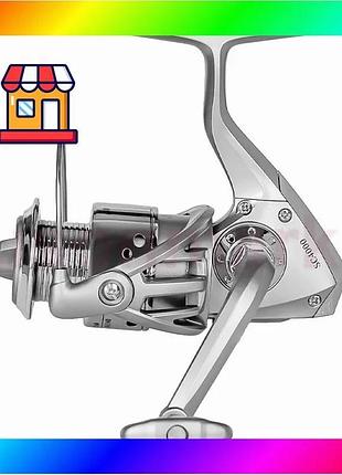 Bs котушка безінерційна yumoshi best mix sc 4000 silver bas77/n