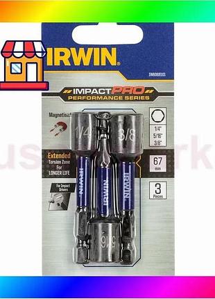 Bs набор торсионных держателей best mix шурупов impact pro performance 7/8/10x65 мм 3 шт, irwin iw6069 bas77/n
