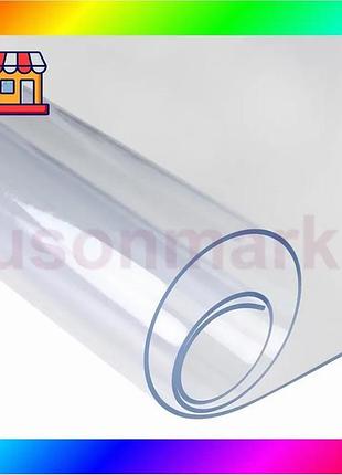 Bs силіконова скатертина на best mix стіл soft glass м'яке скло 1.2х1.0 м (товщина 1.5мм) bas77/n