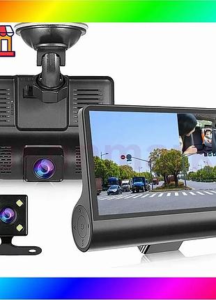 Bs відеореєстратор автомобільний dvr-t655 best mix full hd (3 камери) bas77/n