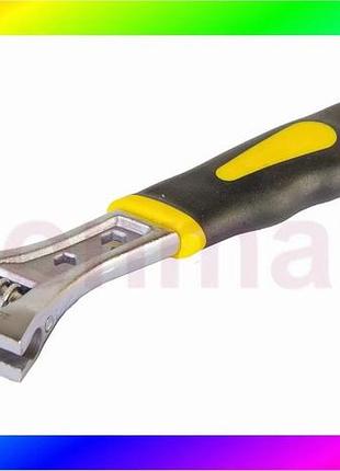 Bs ключ разводящий mastertool best mix 250 мм 0-38 мм переставная губка crv рукоятка с двухкомпонентно bas77/n