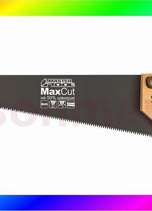Bs ножовка столярная mastertool best mix 7tpi max cut тефлоновое покрытие 450 мм закаленный зуб 3-d за bas77/n