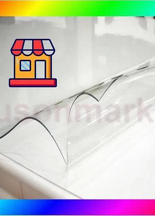 Bs мягкое стекло прозрачная best mix силиконовая скатерть на стол soft glass защита для мебели 2.9х1.0 bas77/n
