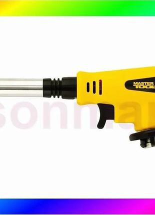Bs горелка для газового best mix баллона mastertool "фотон long" пьезоподжиг ø 14 мм/1300°с удлиненное bas77/n