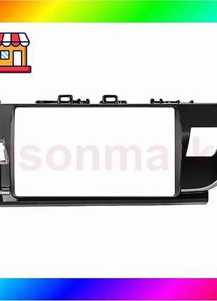 Bs переходная рамка toyota best mix corolla 2013-2016 (6274) 10.1" bas77/n