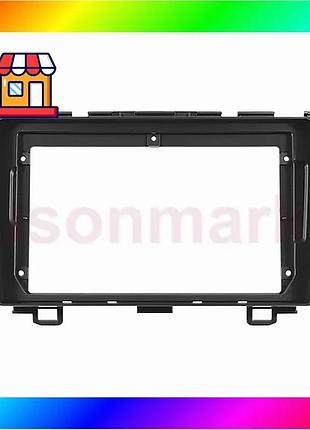 Bs переходная рамка honda best mix cr-v 2007-2011 (ho 090n) 9" black bas77/n