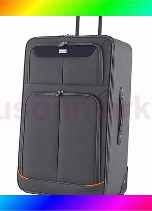 Bs валіза semi line best mix 28" (l) grey/orange lines (t5754-3) bas77/n