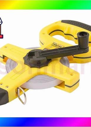 Bs гедезическая рулетка mastertool best mix 30 м×13 мм стальное полотно 67-3013 bas77/n
