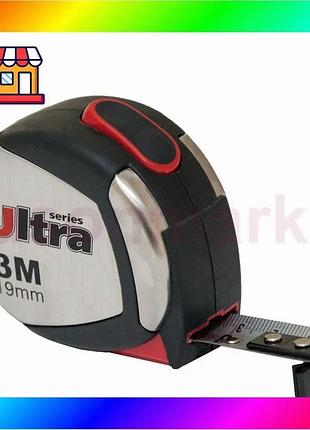 Bs рулетка магнитная, нейлоновое best mix покрытие 3м×19мм ultra (3822032) bas77/n