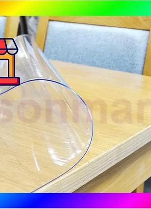 Bs мягкое стекло прозрачная best mix силиконовая скатерть на стол soft glass защита для мебели 2.3х1.0 bas77/n