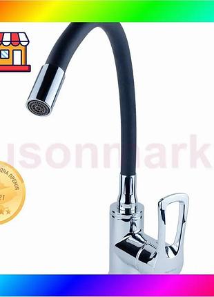 Bs смеситель ml ø40 best mix для кухни гусак силиконовый на гайке aquatica ml-4b544c (9746130) bas77/n
