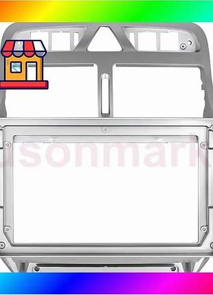 Bs переходная рамка peugeot best mix 307 2001-2008 (pe 021n) 9" silver bas77/n