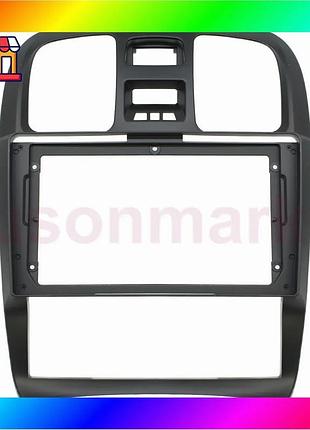 Bs переходная рамка hyundai best mix sonata (ef) 2001-2012 (7051) 9" black bas77/n