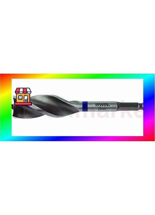 Bs свердло по дереву best mix з цвяхами blue groove power ø25 мм, irwin 10507717 bas77/n