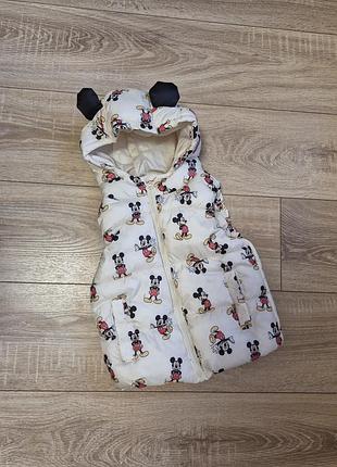 Детская безрукавка жилетка mickey mouse 92(86)