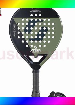 Bs ракетка для падел best mix тенниса stiga racket act black/olive green (2202-0919-01) bas77/n