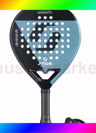 Bs ракетка для падел best mix тенниса stiga racket act black/blue (2202-0916-01) bas77/n