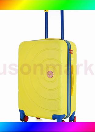 Bs чемодан semi line best mix 24" (m) yellow (t5929-2) bas77/n